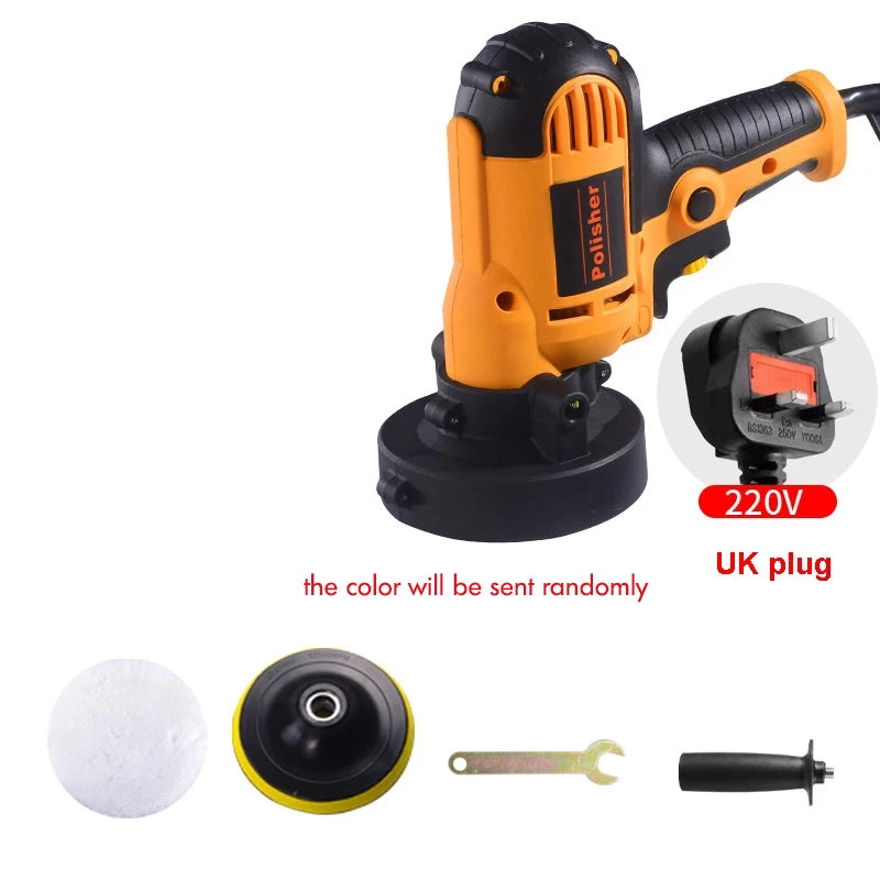 NEW Arrivals Electric Car Polisher 220V 700W Auto Polishing Machine Set Adjustable Speed Sander Waxing Tools Car Accessories Power Tool Car Supplies
