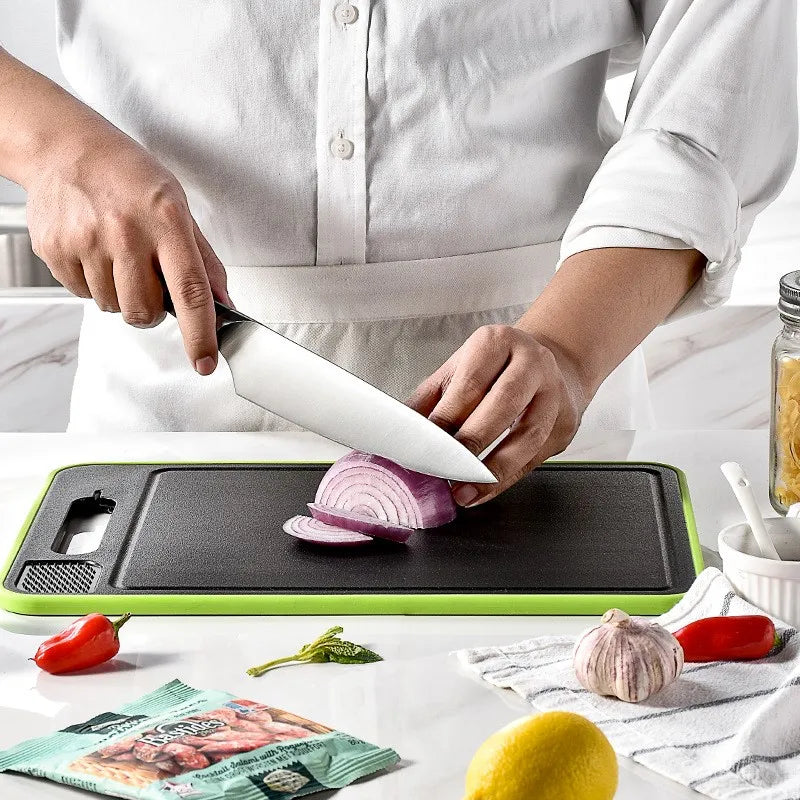 Kitchen Thawing Large Size Cutting Board Defrosting Function Physical Thawing Chopping Board Kitchen Garlic Grinding Tools Knife Sharpener Kitchenware Accessories