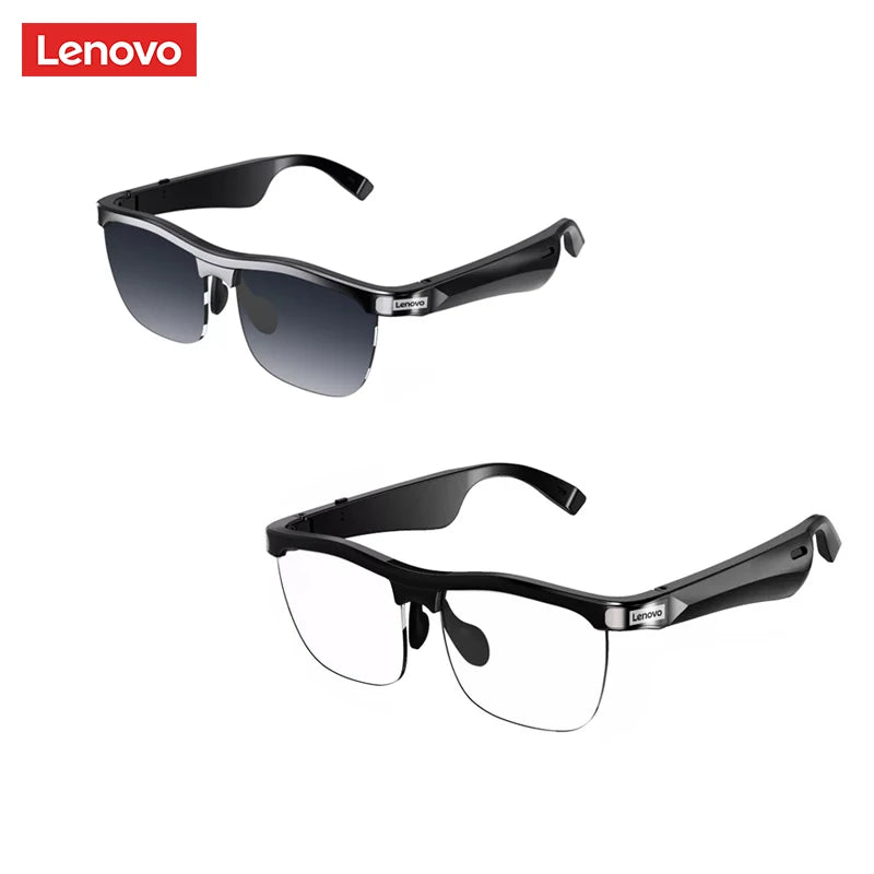 Original Lenovo Smart Bluetooth Sunglasses Wireless Bluetooth 5.0 Headset HIFI Sound Quality Hands-Free Call Driving Music Game Glasses Eyewear Accessories Devices Electronic Products