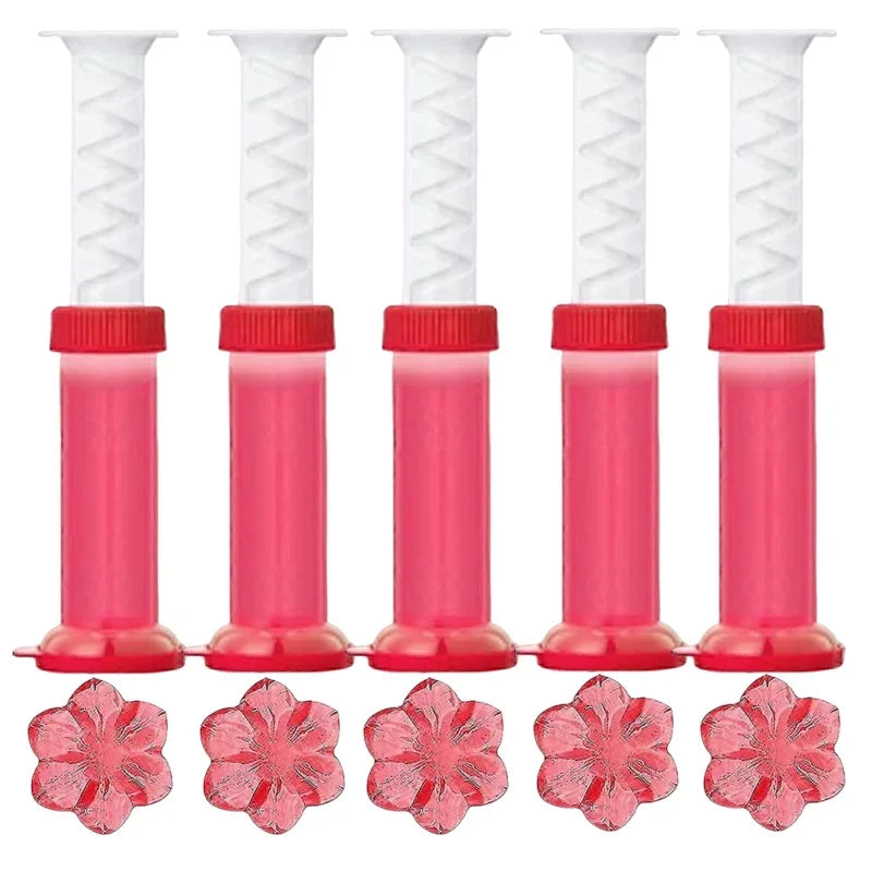 NEW 5PCS Toilet Cleaner Korean Gel Deodorant Toilet Gel Air Freshener Aromatic Flower Detergent Drain Kitchen Sink Bathroom Fragrance Household Cleaning Home Bathroom Cleaning Supplies