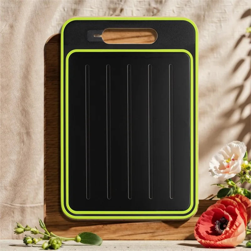 Kitchen Thawing Large Size Cutting Board Defrosting Function Physical Thawing Chopping Board Kitchen Garlic Grinding Tools Knife Sharpener Kitchenware Accessories