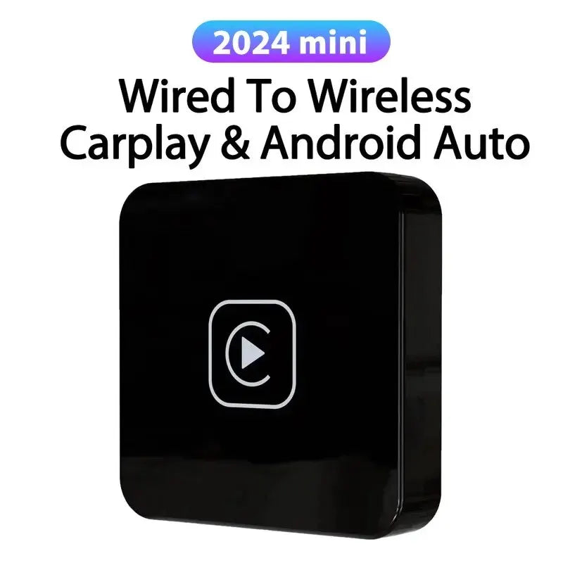Mini Car Play & Auto Box Dongle Wired To Wireless For Audi Toyota Mazda Nissan Chevrolet Suzuki Subaru Kia Ford Opel Skoda Hyundai