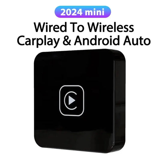 Mini Car Play & Auto Box Dongle Wired To Wireless For Audi Toyota Mazda Nissan Chevrolet Suzuki Subaru Kia Ford Opel Skoda Hyundai