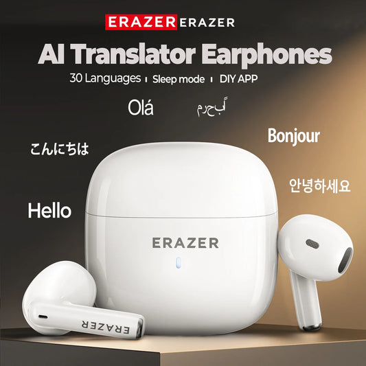 NEW Arrivals [AI Translator Earphones] XT92 PRO Bluetooth Earphones Real-Time Translate Earbuds Wireless Headphones For Travel Business Talking Earbuds