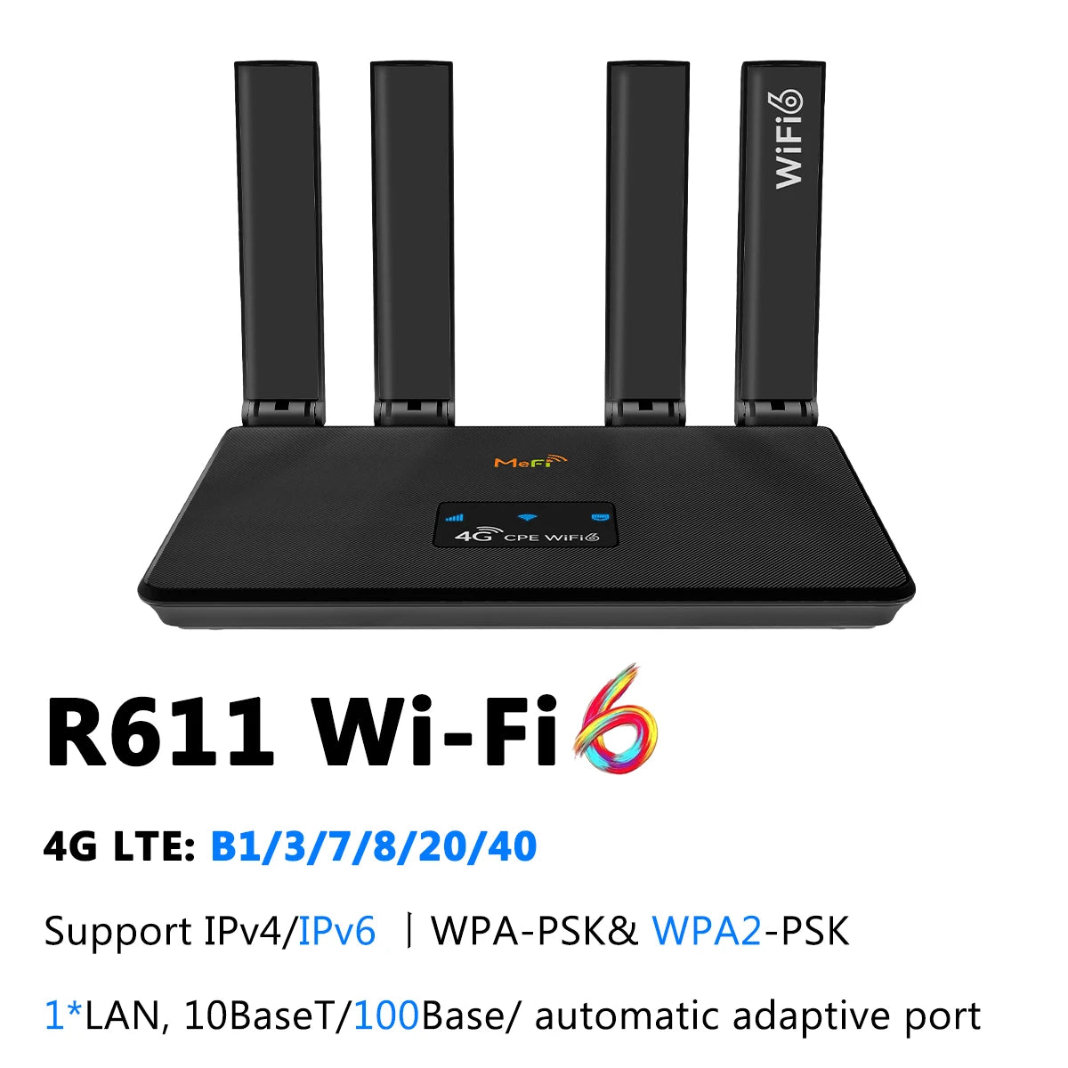 JODUXE-Link 4G LTE Cellular Router WI-FI 6 Routers With SIM Card Slot Support 32 User Wireless WI-FI-Router For Asia Africa Europe