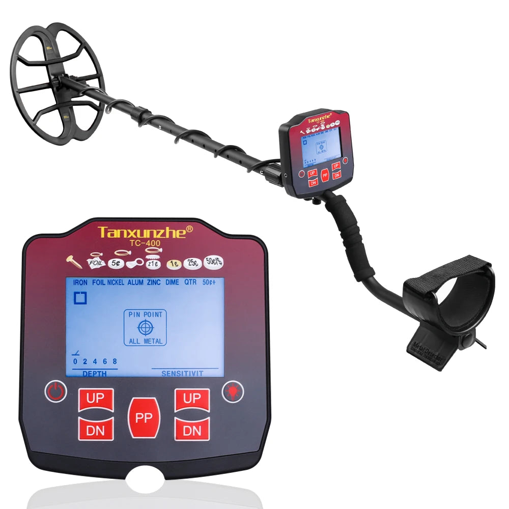 NEW!!!! Professional  Underground 2m Depth TC-400 Metal Detector Gold Detectors Treasure Hunter Detector Circuit Metals High Sensitivity Waterproof