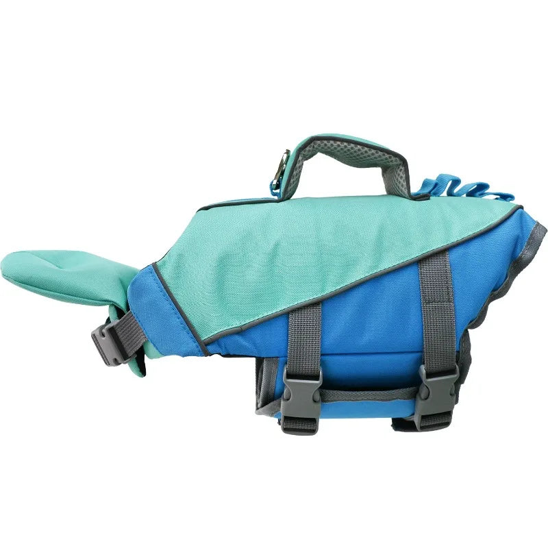 XS-XL 4 Colors Dog Life Jacket Adjustable Dog Life Vest Reflective Dog Life Vest with Handle for Small To Large Breeds Swimming Boating Pets Safety Supplies