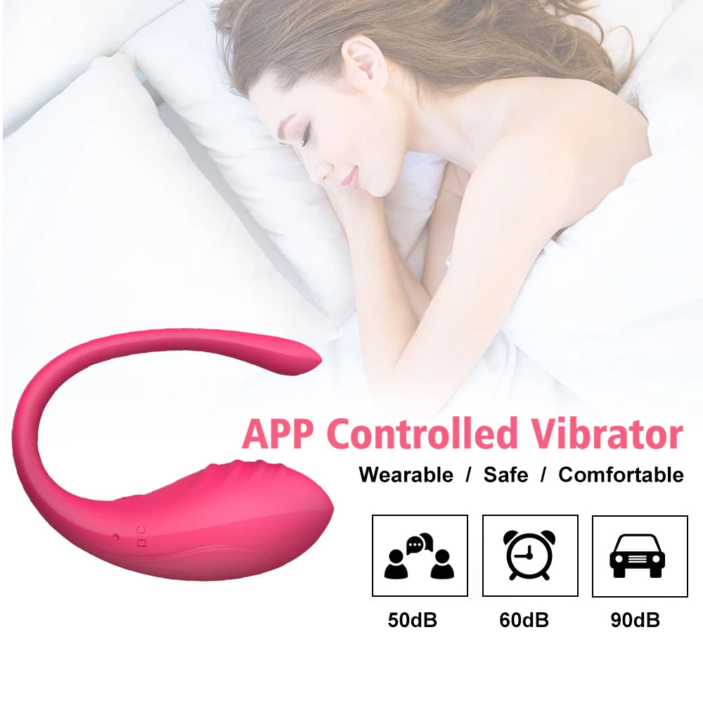 Wireless Bluetooth APP Vibrator Female Remote Control Egg Clitoris Stimulator G Spot Massager Sex Toys for Women Adults Panties