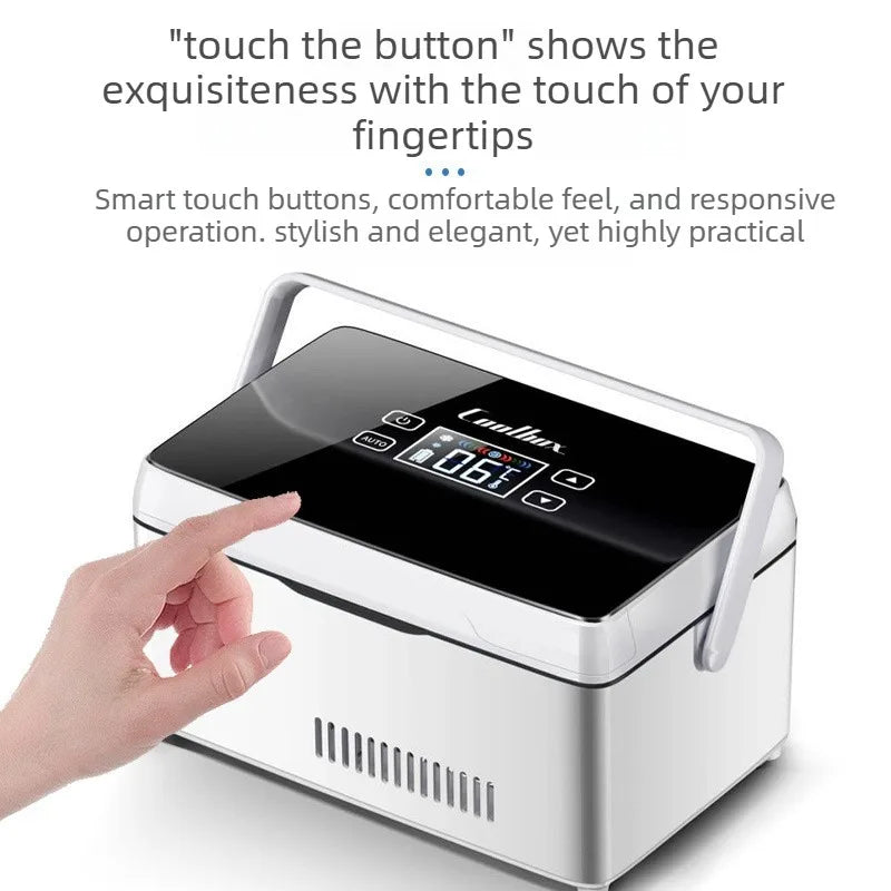 Home Outdoor Travel Car Train Airplane Dual Use Insulin Injections Cooler Fridge USB Rechargeable and Plug Portable Constant Temperature Medicine Storage Pills Case Medicines Cooler Refrigerator
