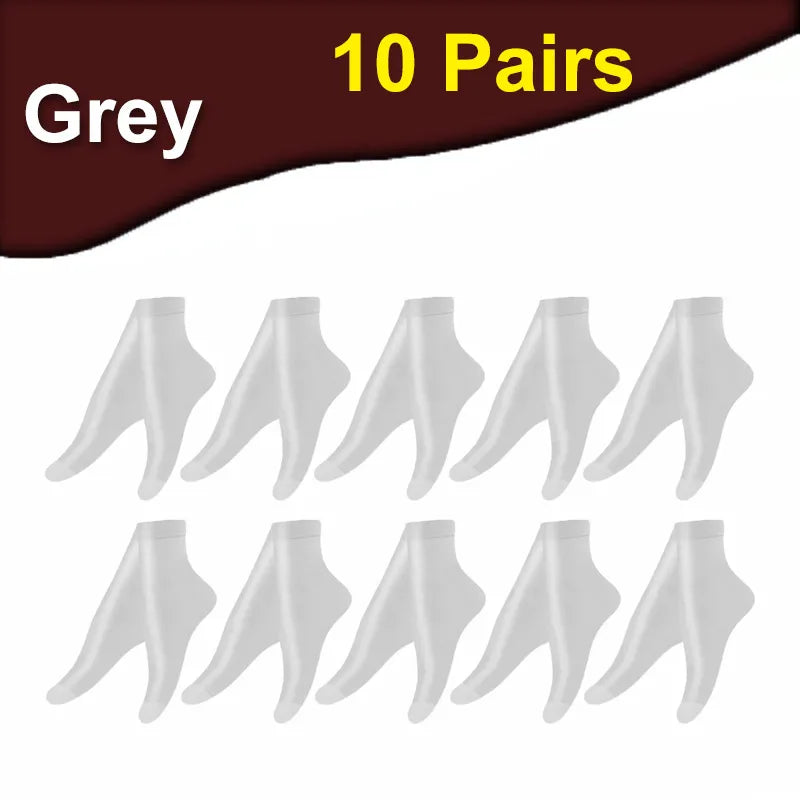 60Pcs=30Pairs Transparent Summer Socks Ultrathin Women Nylon Ladies Female Short Ankle Meias Elastic Crystal Spring Silk Sox