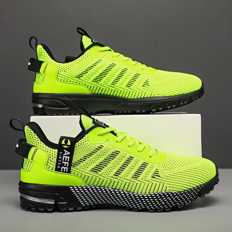 New Men Running Shoes Breathable Outdoor Sports Shoes Lightweight Sneakers for Men Comfortable Athletic Training Footwear