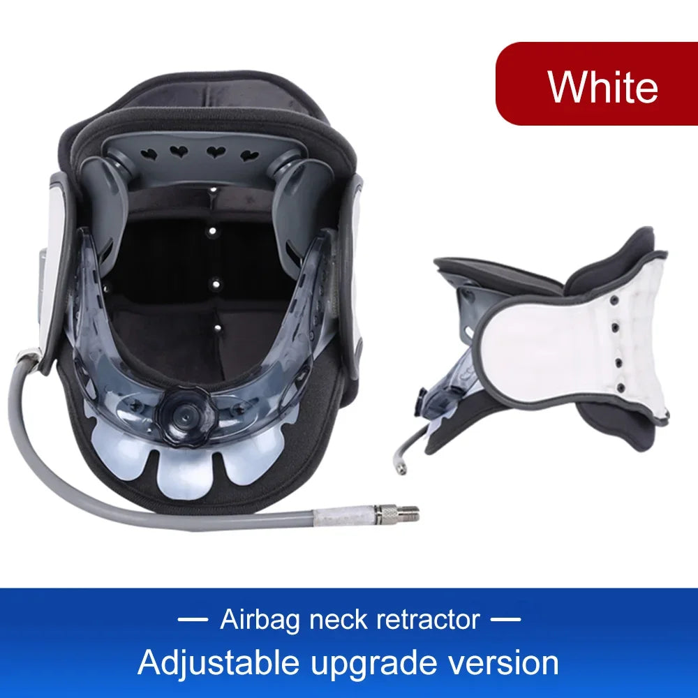 NEW Adjustable Inflatable Cervical Neck Traction Stretcher Collar Stretching Correction Neck Protection Brace Support with Air Pump Health Care Accessories