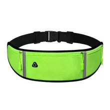 10 Colors Outdoor Running Waist Bag for Mobile Phone Light and Thin Fitness Cycling Water Bottle Waist Bag with Three Waterproof Pockets