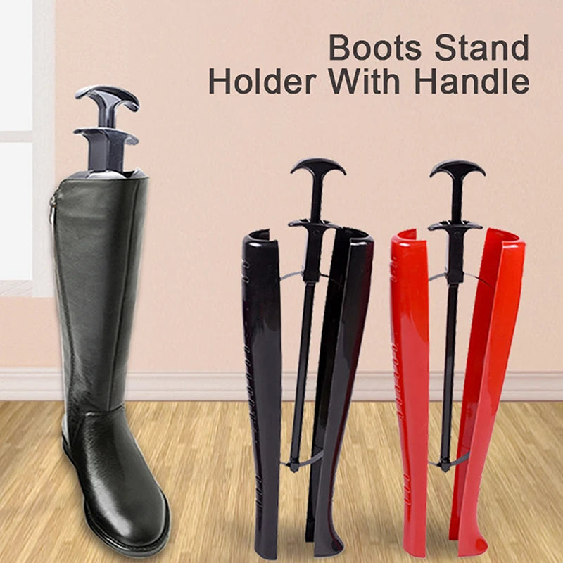 NEW Arrivals 1Pc Boots Stand Holder With Handle Women Boot Shoe Tree Stretcher Practical Rack Supporter Long Boots Shaper Shoes Accessories