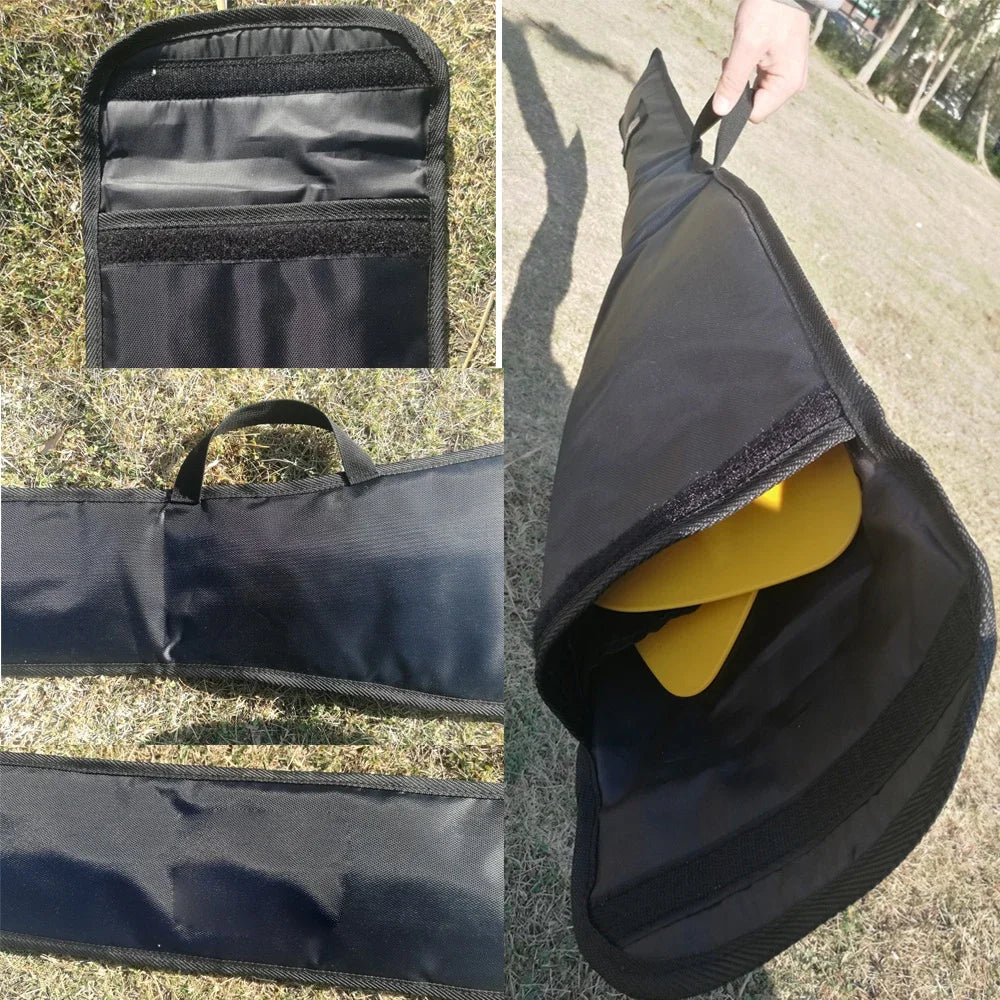 2 PCS Set 132CM SUP Kayak Canoe Boat Paddle Bag Waterproof Split Paddle Bag for Outdoor Rowing Inflatable Fishing Boat Rafting Summer Water Sports Accessory Sets