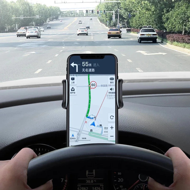 NEW Arrivals 360 Rotatable Car Phone Holder Universal Cell Phone Stands Car Rack Dashboard Support for Auto Grip Mobile Phone Fixed Bracket