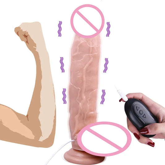 Realistic Dildo Vibrating Huge 30Cm Dildo Vibrator With Suction Super Large Penis For Women G-Spot Massage Adult Masturbation