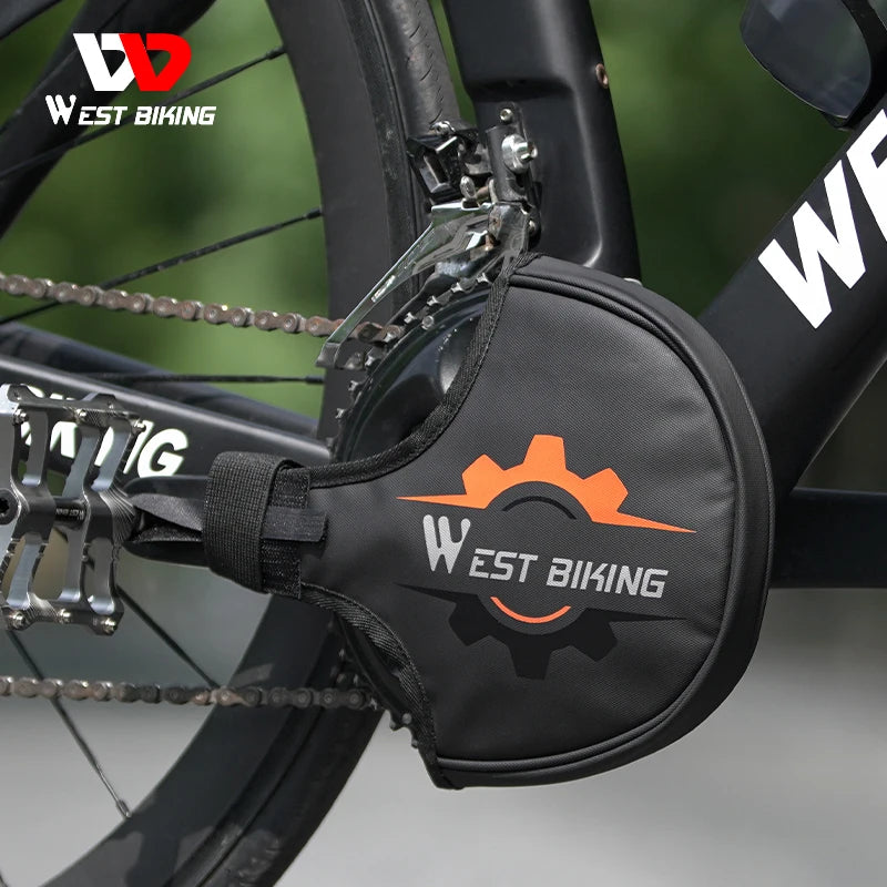 Bicycle Crank Set Guard Waterproof Dustproof Chainring Protector Cover Pad MTB Road Bike Chainwheel Sprockets Cover