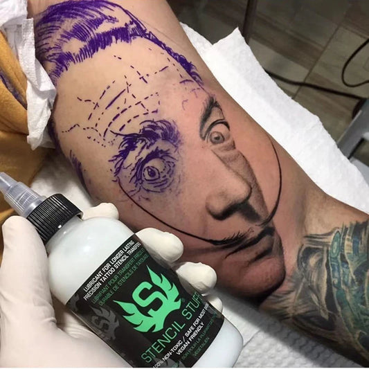 Tattoo Stuff Skin Tattoo Ink Transfer Cream Stencil Magic Gel Beauty Tool Permanent Longer Lasting Transfer Cream Gel Supplies