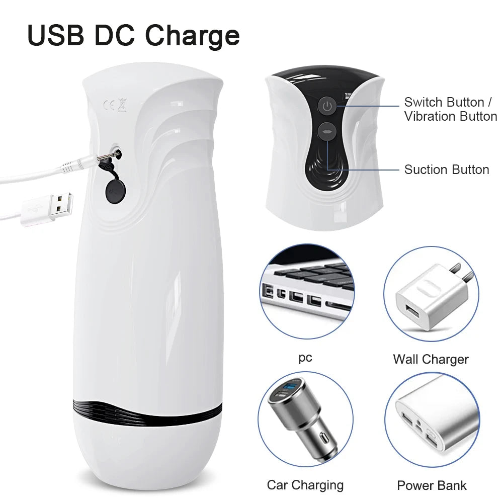 Automatic Sucking Male Mastubator Blowjob Masturbation Equipment Machine Sex Toy Adult Goods for Men Man Masturbator Cup