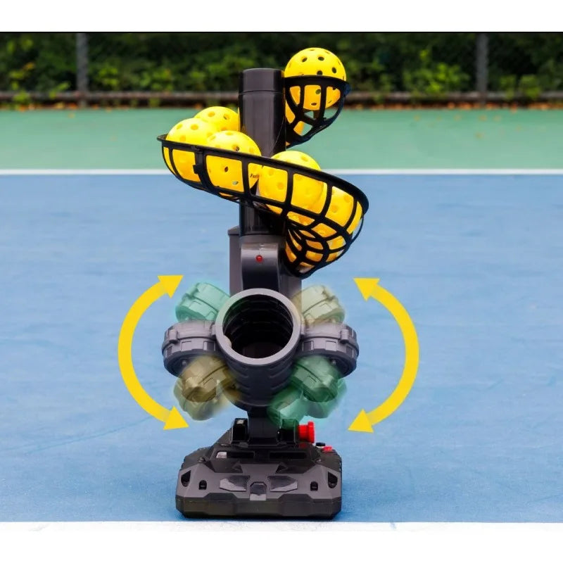 NEW Hot Selling Auto Serving Pickleball Machine Designed with Small Size for Pickle ball Training Racquet Automatic Ball Throwing Pitcher Tennis Sports Machine