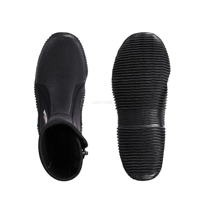 NEW Neoprene 3/5mm Diving Boots Cold Proof Water Booties Man Women Wetsuit Scuba Diving Surfing Aqua Shoes Anti-Slip Water Shoes