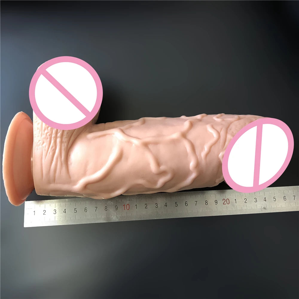 D: 7 CM super thick Dildo flesh/ black L:10.62"(27mm)  huge penis big cock penis with suction cup woman sex toy sex product