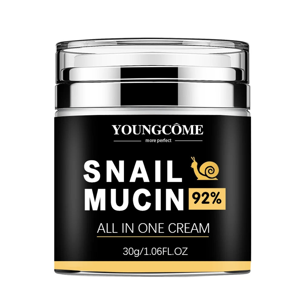 Snail Mucin Smooth Wrinkles Snail Face Cream Collagen Moisturizing Nourish Repair Face Damaged Lift Firm Smooth Bright Whitening Women Skin Care Supplies Korean Products