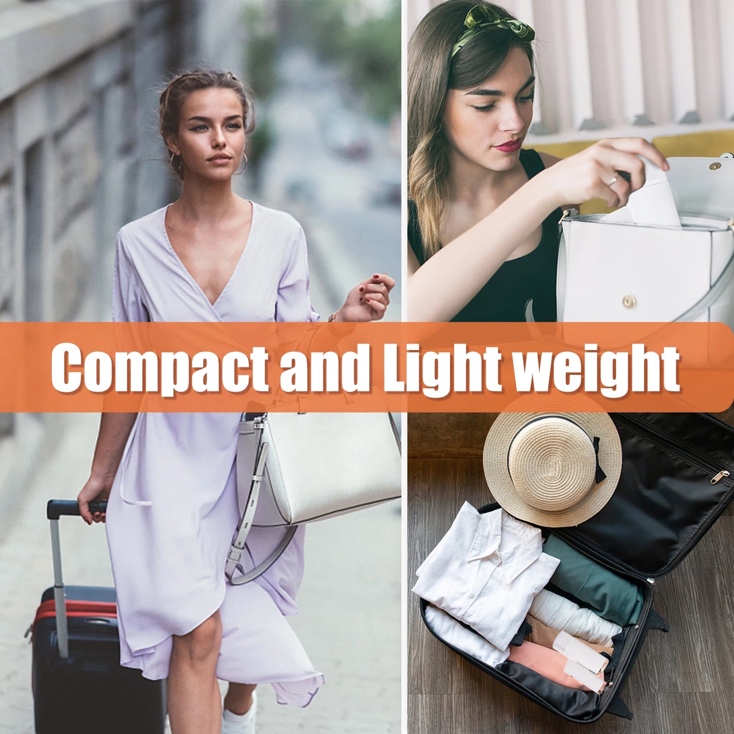 NEW 1000W Powerful Foldable Handheld Iron Garment Steamer for Clothes and Fabrics 120ml Large Capacity Water Tank 20s Fast Heating Outdoor Travel Hotels Clothes Ironing Accessories
