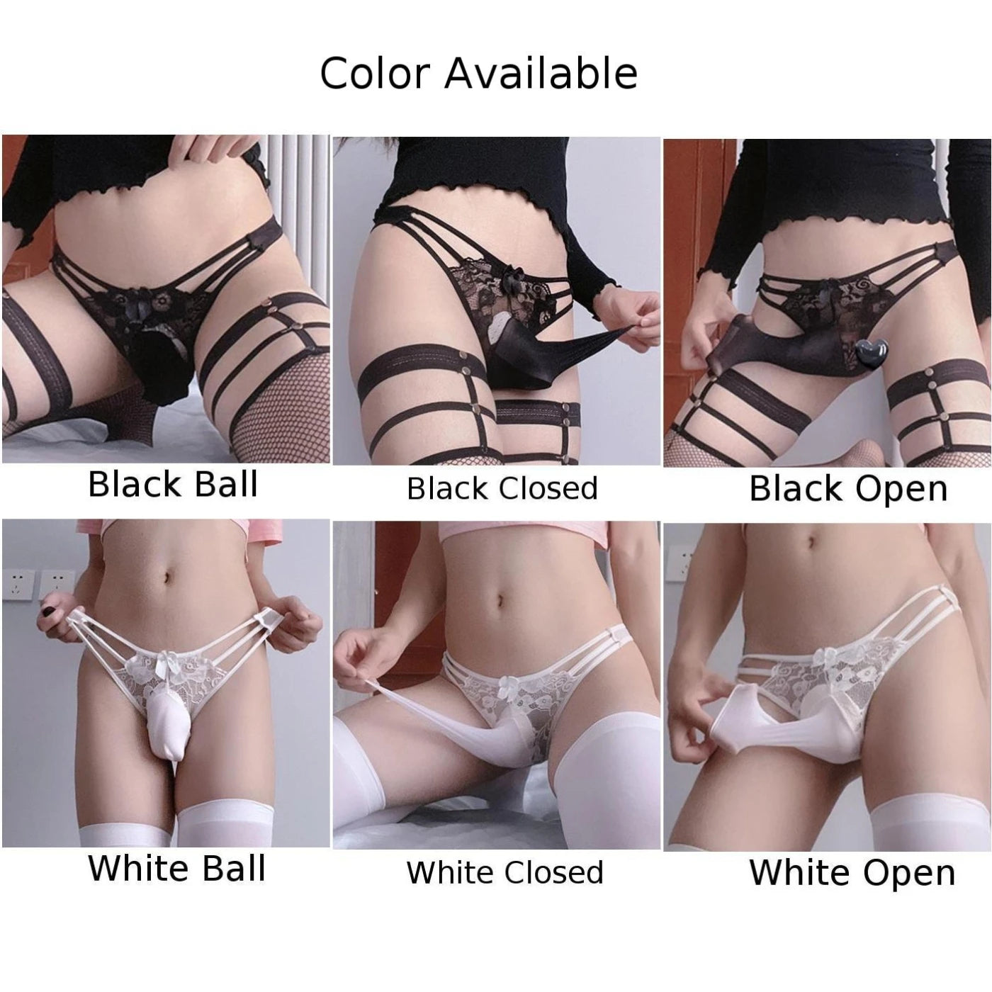 Gay Men Sexy Underwear Lace Transparent G-String Panties Erotic Elastic Dick Bag T-back Underpants Sissy Briefs Underwear