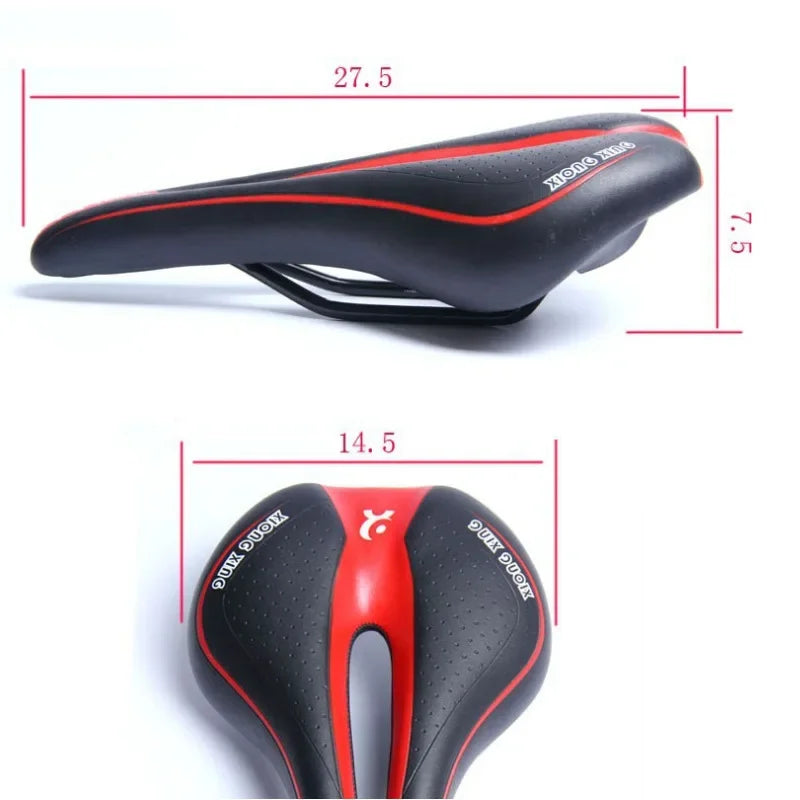 NEW Arrivals  12 Colors Hollow Out Bicycle Saddle Mountain Bike Seat Folding Bike Accessories Sport And Entertainment Cycling Seat