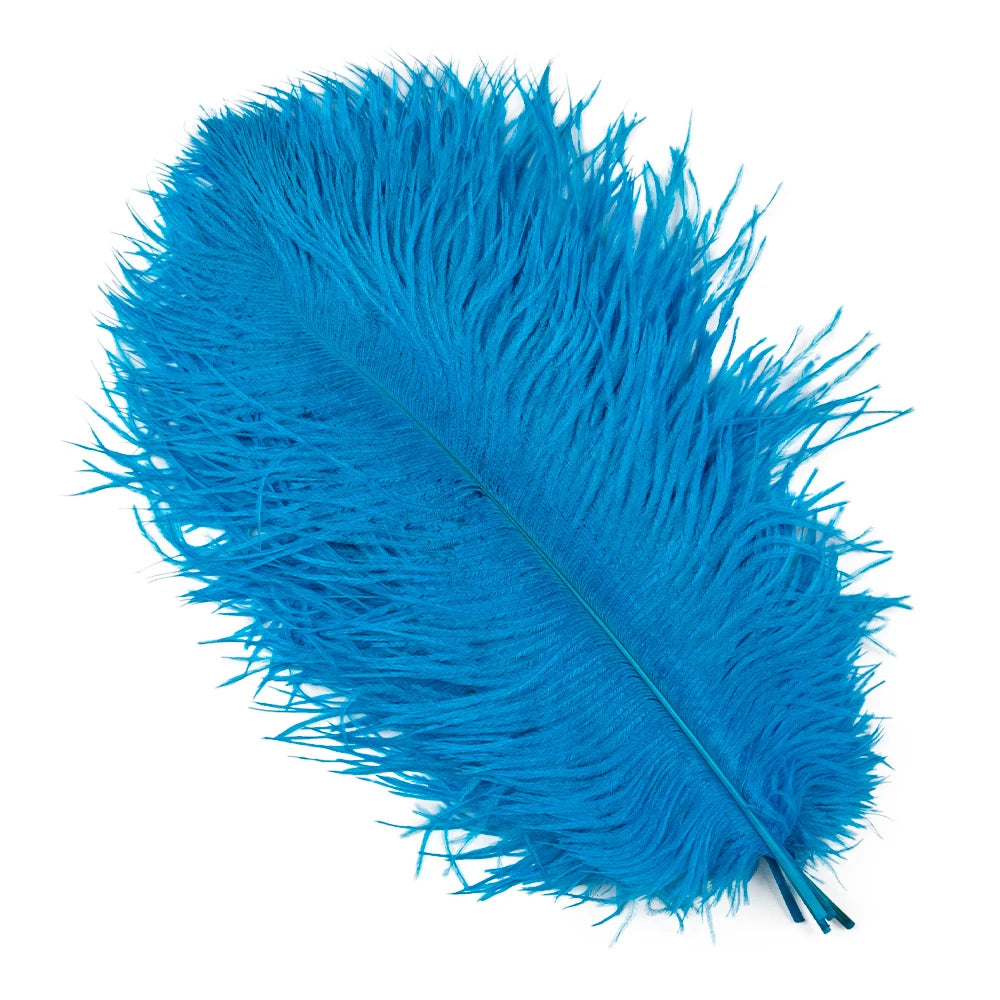 10 PCS Set 10 Colors Natural Ostrich Feathers Wedding Home Decor 30-35cm/40-45cm Ostrich Plumes Table Centerpiece Crafts