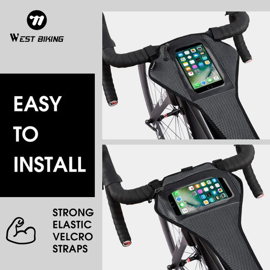 NEW Arrivals  Bicycle Trainer Sweat Cover Sweatproof Quickly Dry Bike Frame Protector Sweat Absorb Strap Net Bike Accessories