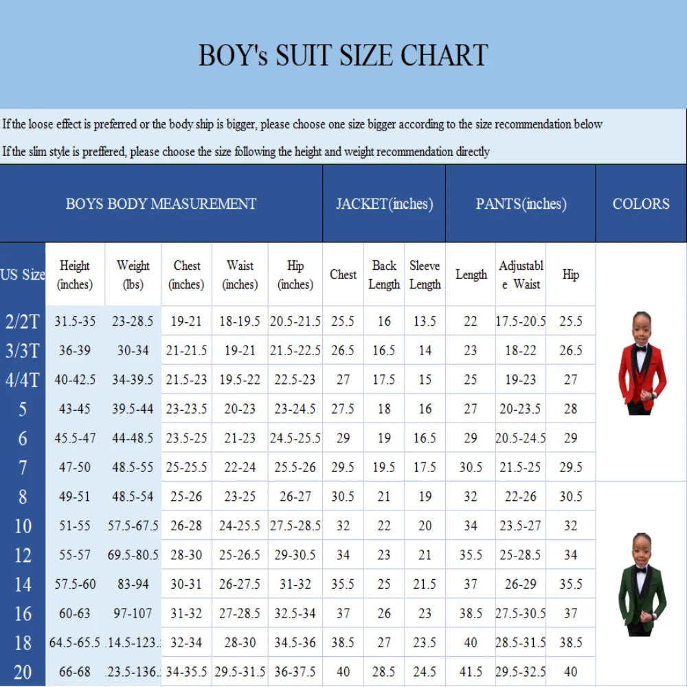 2 PCS Set 3Y-14Y Children Kids' Suit Set: Royal Blue/Black/White Color  Jacket with Gold Buttons & Pants, Wedding Guest Evening Birthday Party Formal Outfit for Boys