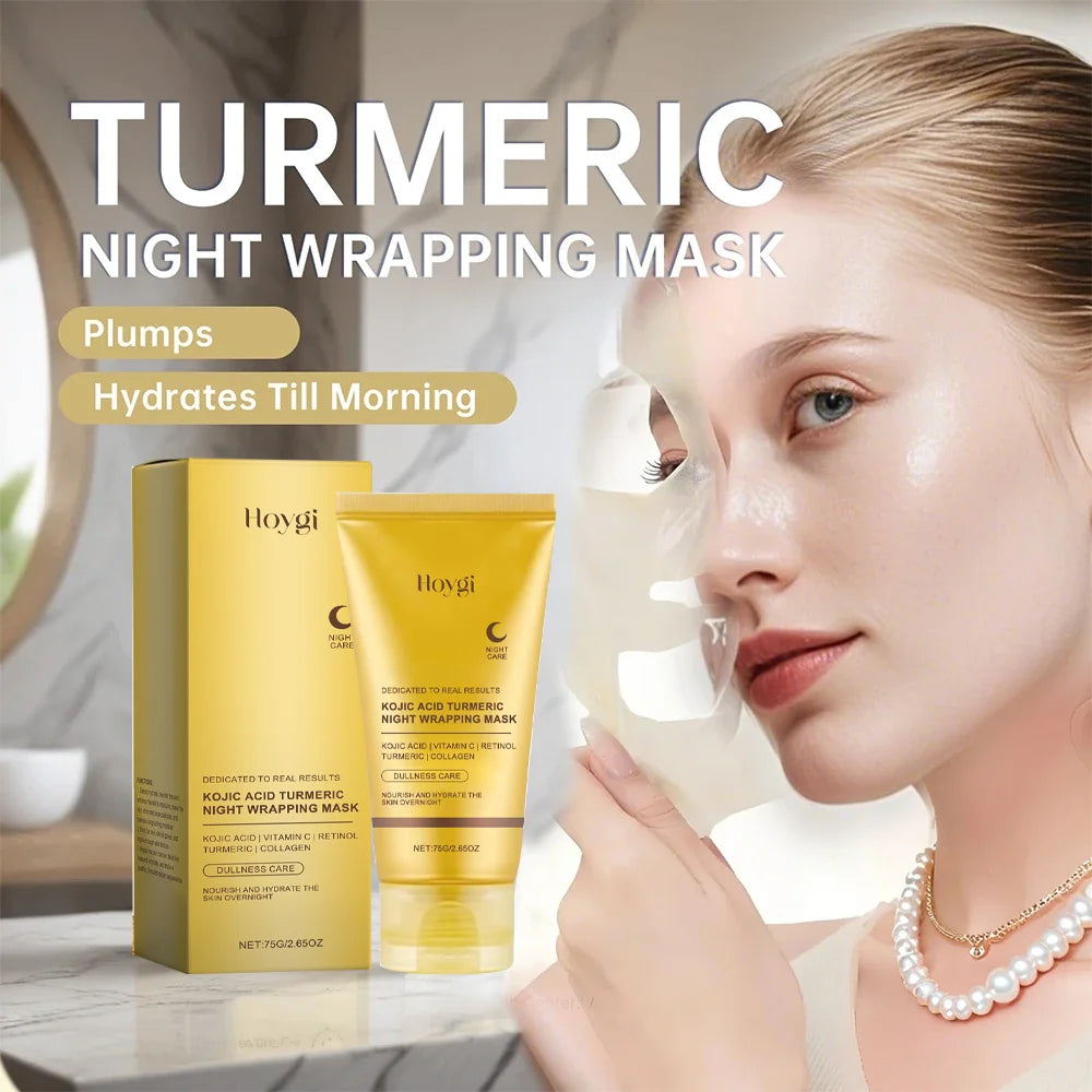 Buy 5 Get 5 Free Turmeric- Collagen Mask Peel Off Mask Face Anti Wrinkle Lifting Korean Skin Care Masks Skin Firming Moisturizing  For Nighttime Care