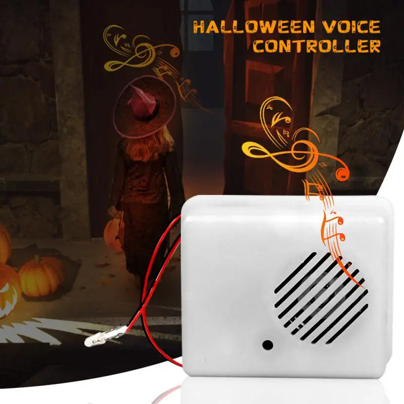 Halloween Sound Props Noise Makers Sound Sensor Scream Speaker Props Scary Sound Sensor For Halloween Haunted House Party Decor