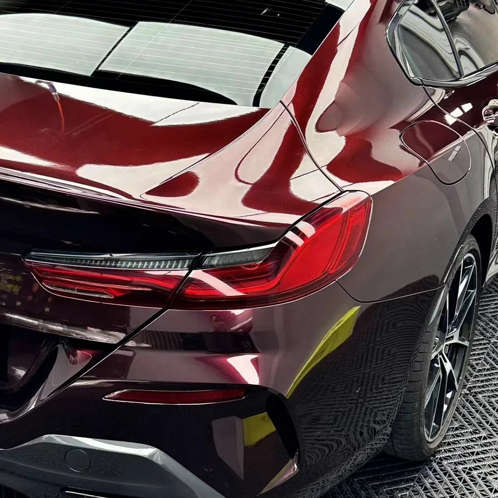 Original Metallic  Paint Black Rose PET Wrapping Glossy Vinyl Film Automotive Sticker Film Sticker Car Tuning Sticker For the Wrap Decal For Vehicle Cars Accessories