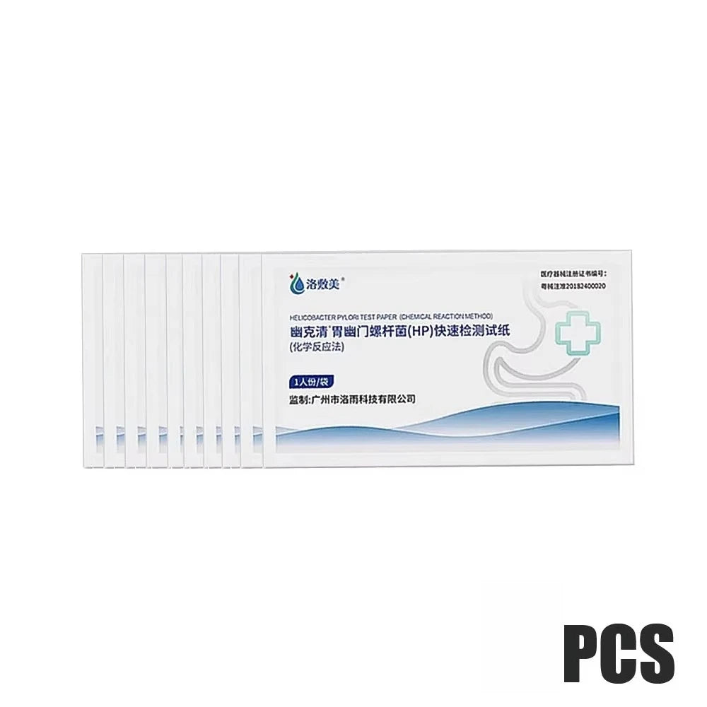 Buy 10 Get 12 Free Physical Health Testing Helicobacter Pylori Detection Oral Saliva Self Test Stomach Pain Gastritis Measure Rapid Accuracy Health Care Tools Sets