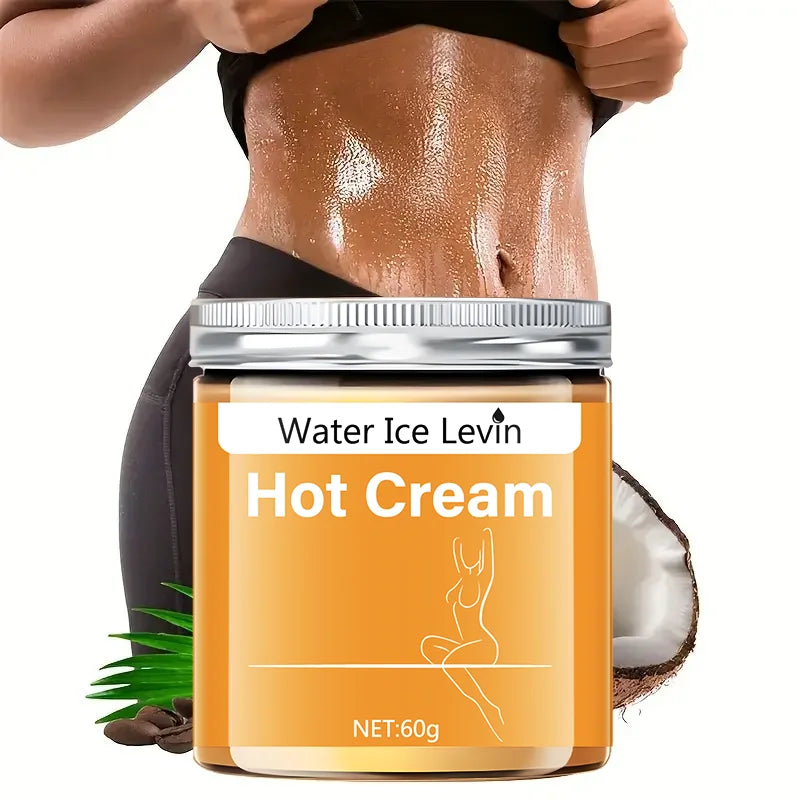 Full Body Fitness Gym Massage Cream, Hot Compress to Tighten Abdominal Muscles Women Men Skin Care Accessories