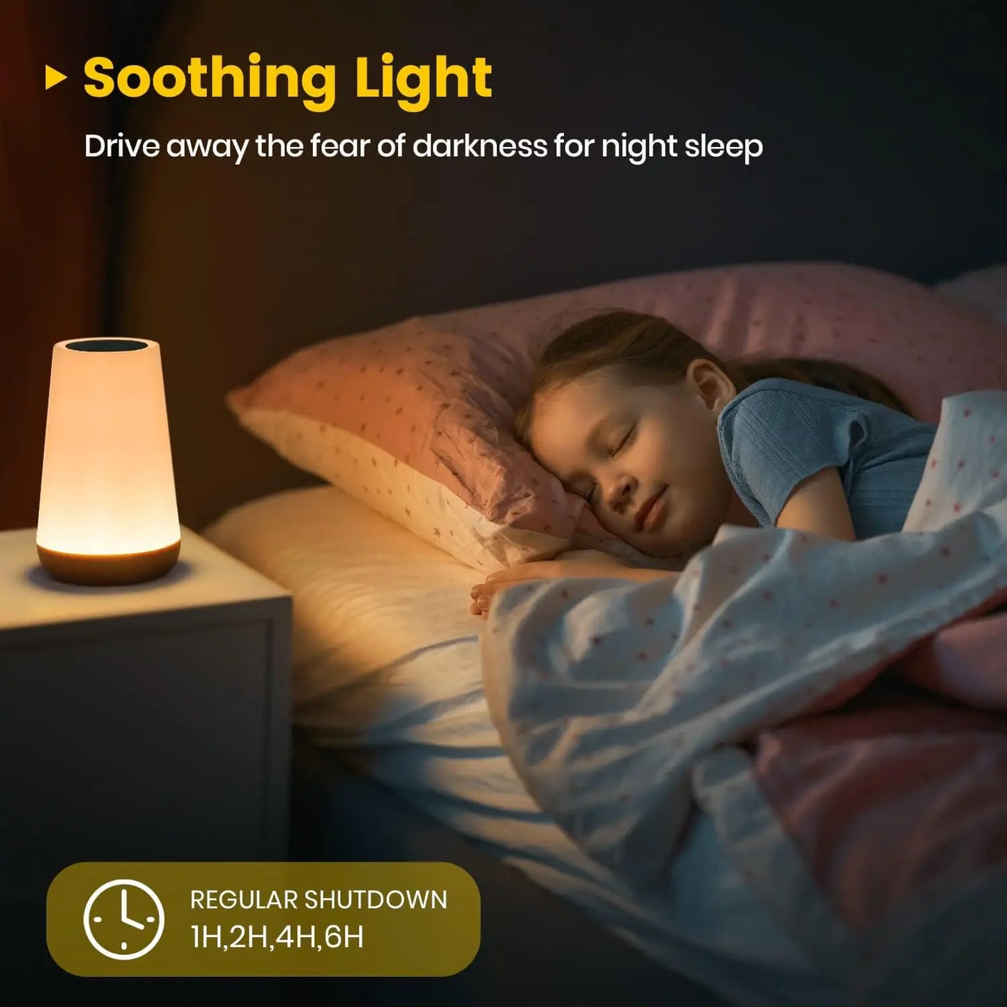 13 Colors Changing Night Light Remote Control Touch USB Rechargeable RGB Night Lamp Dimmable Lamp Portable Table Bedside Lamp