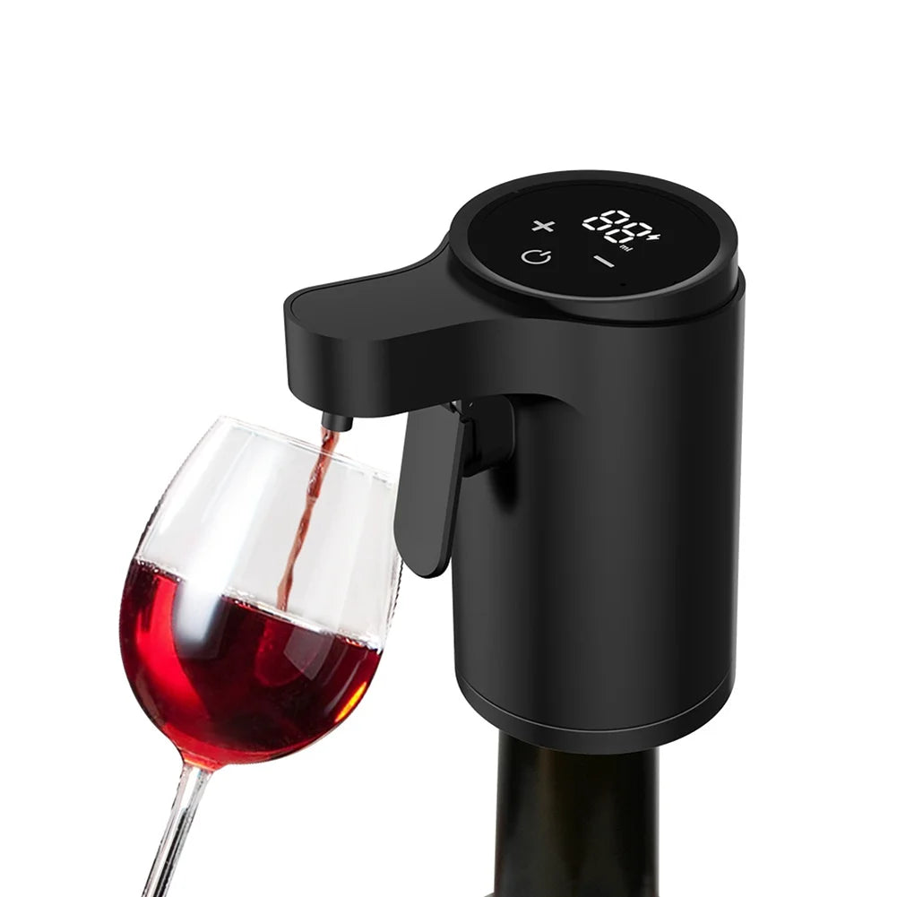 NEW Arrivals Electric Wine Decanter Aerator Dispenser Digital USB Recharging Electric Wine Pourer Aerator Dispenser Pump Pourer Wine Accessories Home Bars Pubs Restaurants Hotels Barware Tools