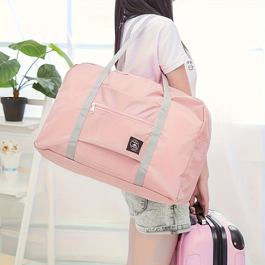 3 Colors Foldable Travel Duffel Bag for Airlines Carry on Bag Sports Gym Bags for Women and Girls Lightweight Large Capacity Sports Weekend Trip Overnight Bags