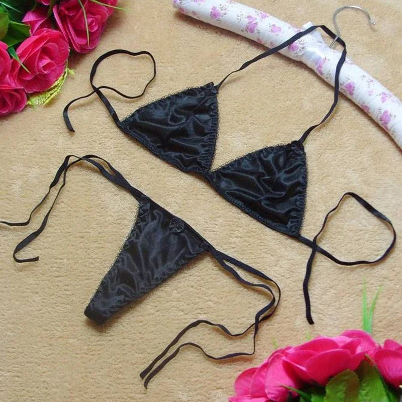 Newest Silk Thong G-string Lace Sexy Underwear Women Sexy Panties Female Low Waist String Lace Lingerie Intimates Thongs T-back
