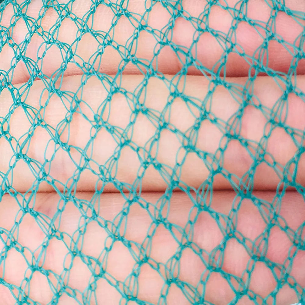 7-19 Sections 12 Holes Top Quality Professional Portable Folded Long Fishing Net 1.5M-5.5M, Crab Fish Net, Hand Casting Cage Crab Net, Mesh Trap Catcher Live Fish for Lobster
