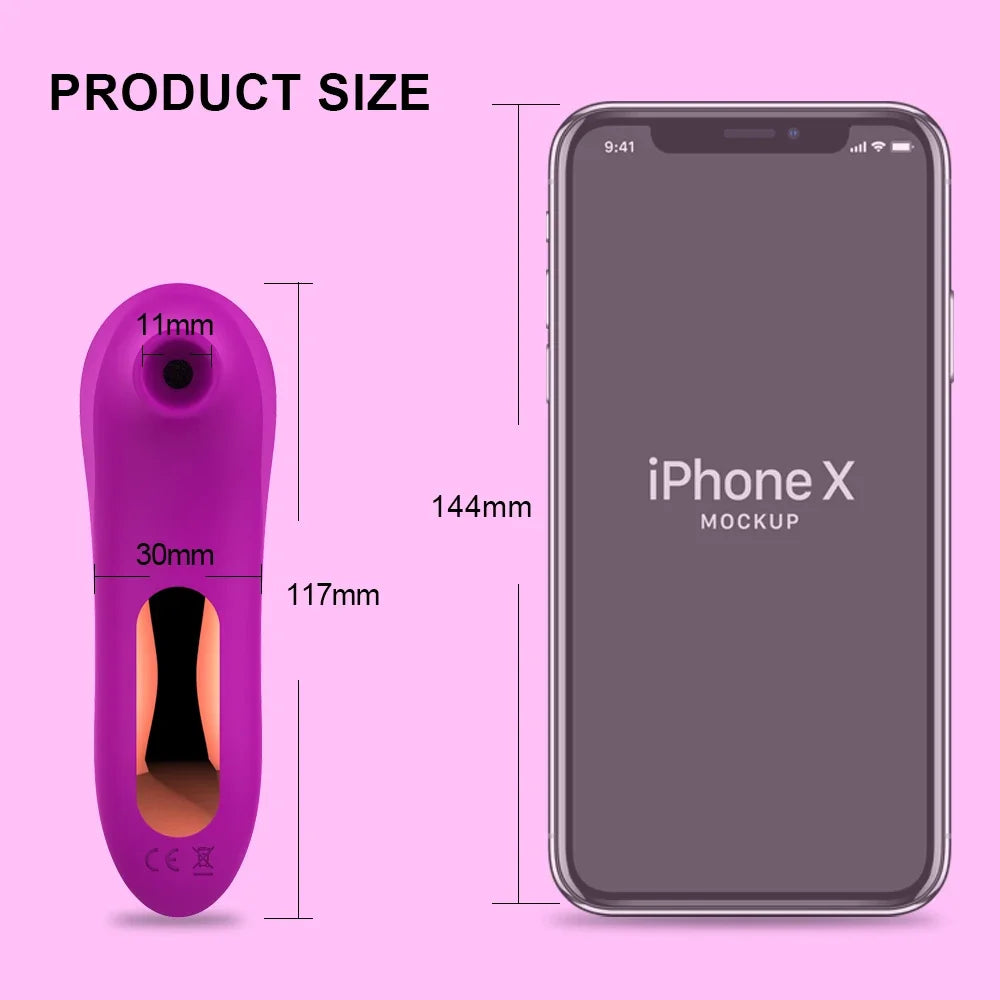 Woman Sex Clitoral Toy Mini G-spot Tongue Licking Sucking Vibrator Clitoris Sucker Pussy Dildo Fidget Toys Sex Toys for Girls 18+