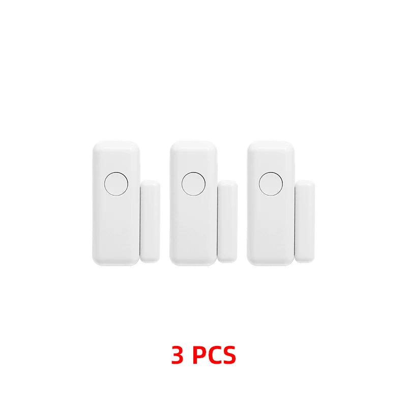 NEW Arrivals 3/5/9 PCS Set 433mhz  TUYA WI-FI App Wireless Window Door Magnet Alarm Sensor Door Detector For Smart Home Security System Security-Protection Home Office Security Supplies