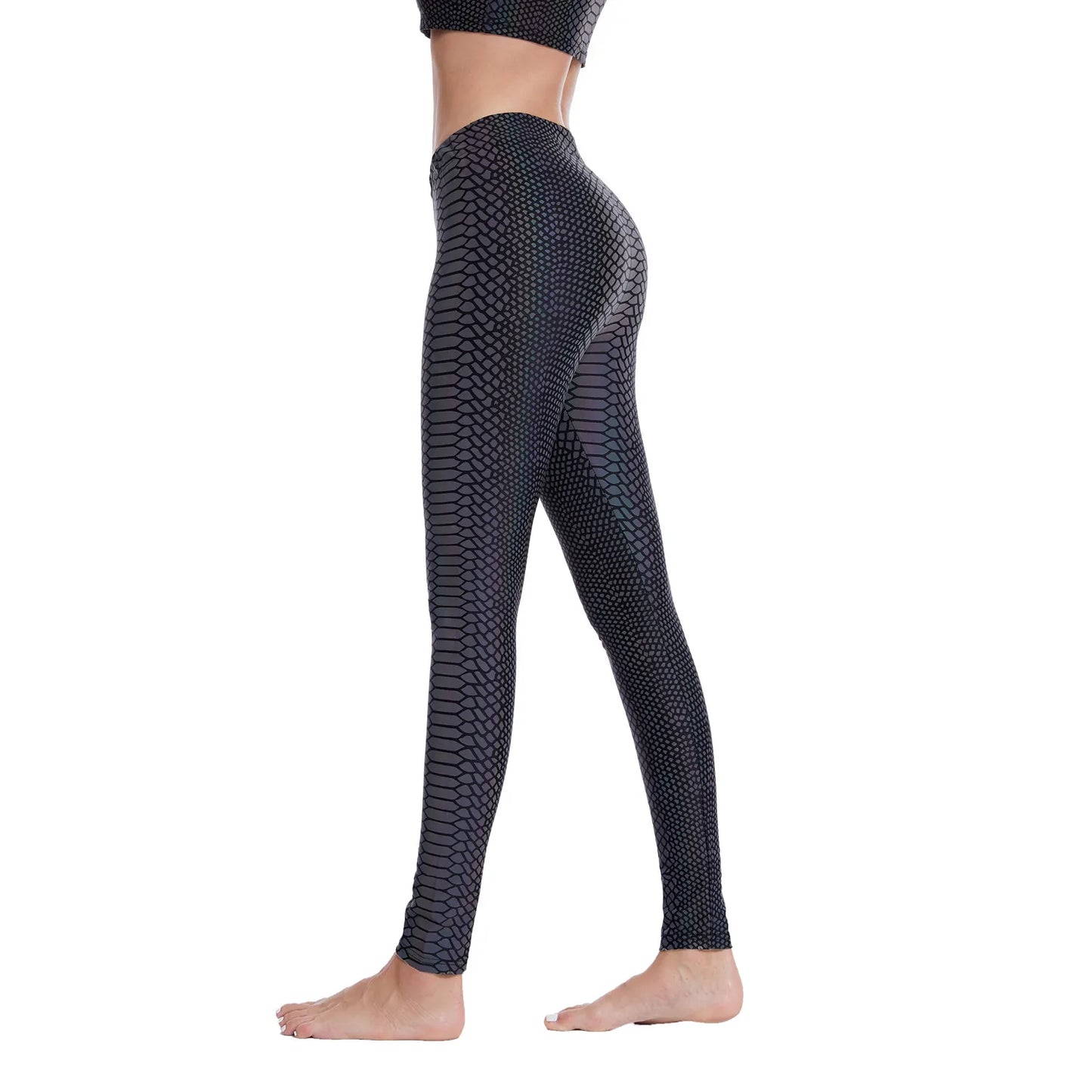 NEW Arrivals S-2XL Knitted Elastic Rainbow Reflective Leggings Skinny Pants Women Ladies Streetwear Sports Bikers Cycling Evening Beach Party Night Club Dancing Rave Party Reflect Light In Dark Trousers Female Girls Casual Fa