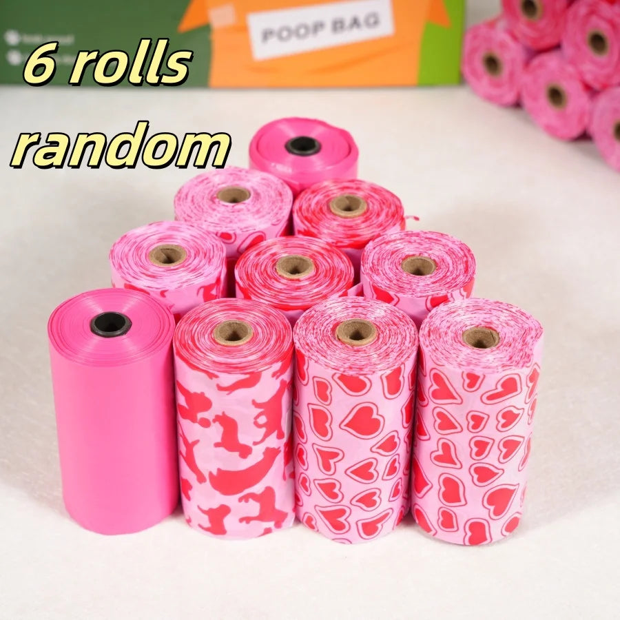 NEW Design 6/10 Rolls Set 180 Count Super Thick Dog Poop Bags, Leak-Proof Polyethylene Suitable For Cats & Dogs, Outdoor Pet Cleaning Supplies