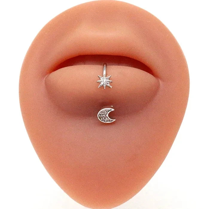 NEW!!!!  Punk 10mm Skull Zircon Lip Rings Labret Piercing Ear Nose Hoops Unisex Women Septum Piercing Body Jewelry Fashion Supplies