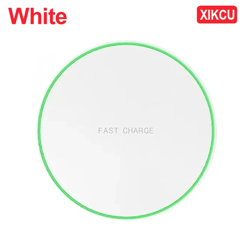 White/Black Color 300W  Fast Wireless Charger Pad + Cable  for iPhone 16 15 14 13 12 Pro Max Samsung Galaxy S24 S23 S22 Xiaomi Wireless Charging Station Mobile Cell Phones Accessories